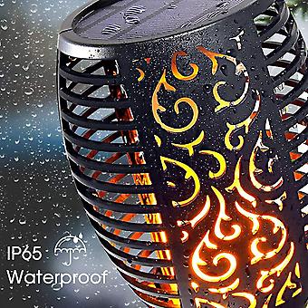 Solar flame light 96LED 1500mAh Li IP65