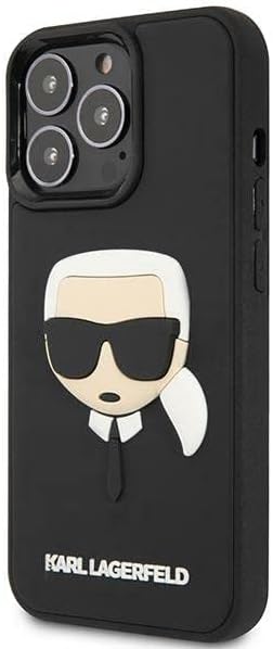 Karl Lagerfeld iPhone 14 Pro 6.1 "black / black hardcase 3D