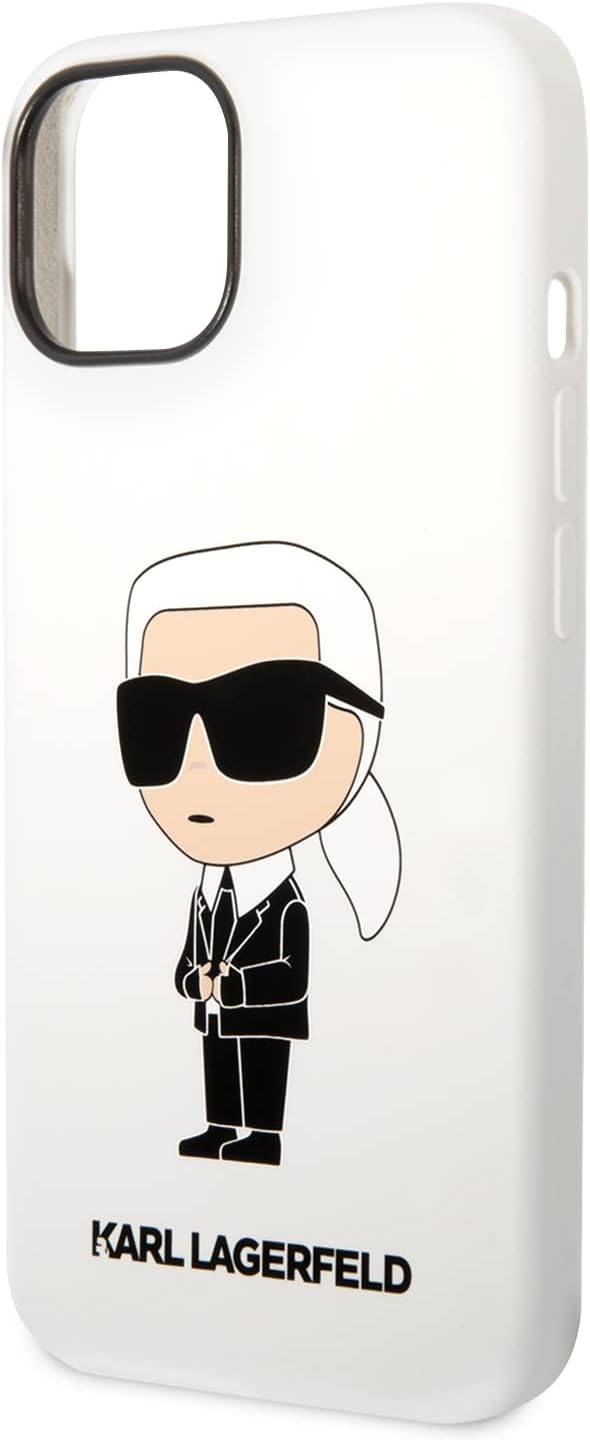 Karl Lagerfeld Silicone Ikonik iPhone 14 Plus - White