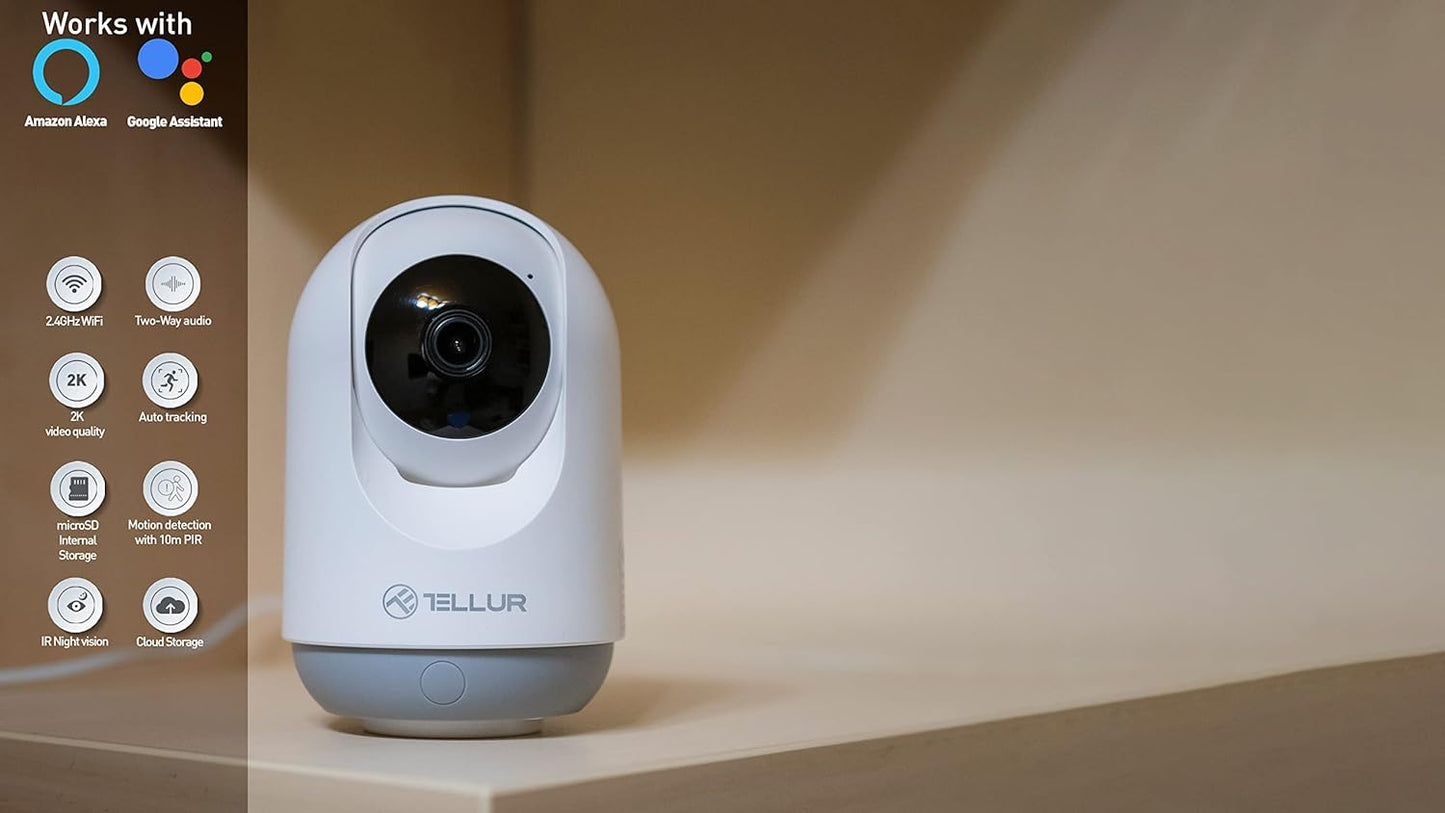 Tellur Smart WiFi Indoor Camera, 3MP