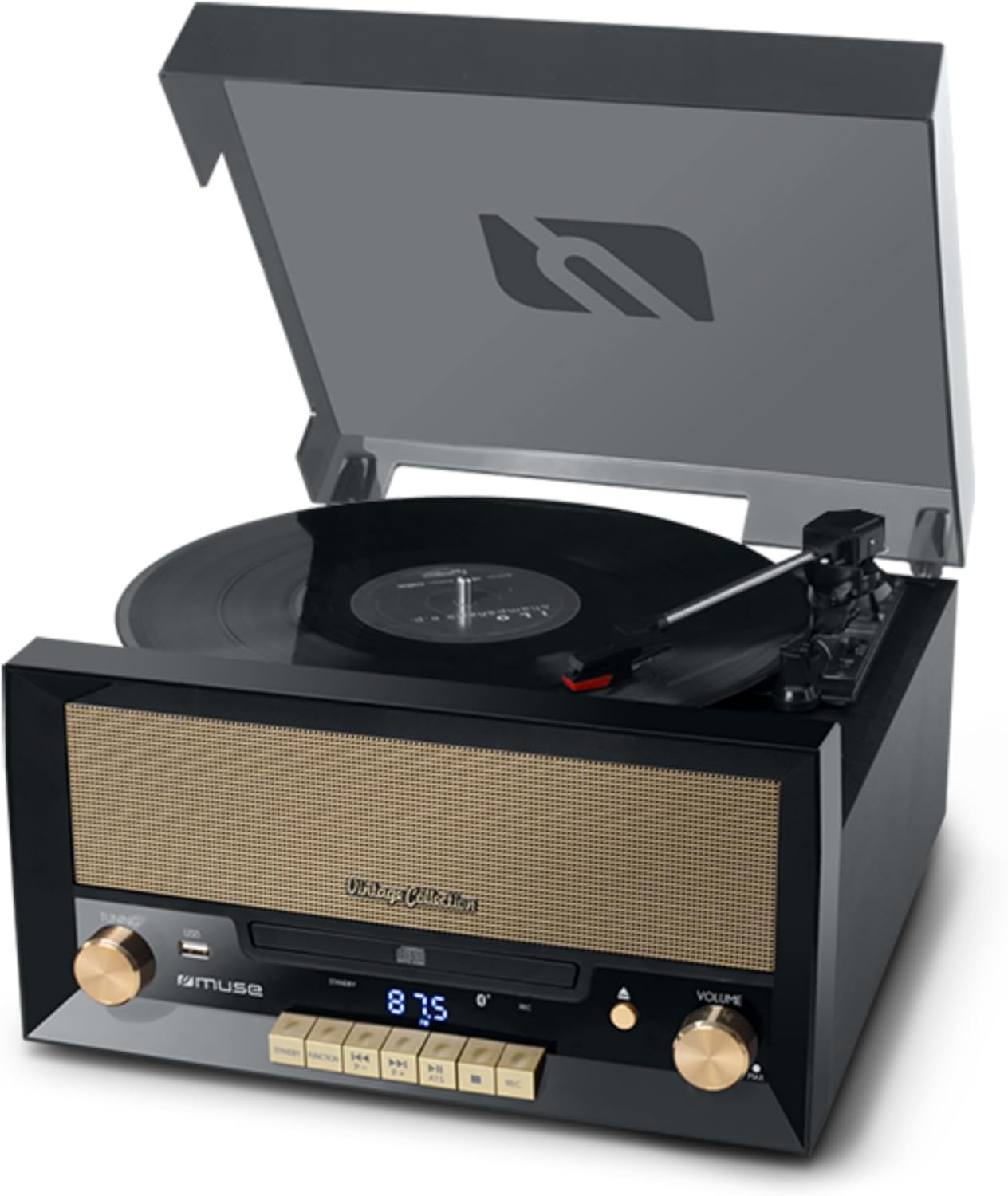 Muse Vintage Turntable MT-110 B CD Micro System