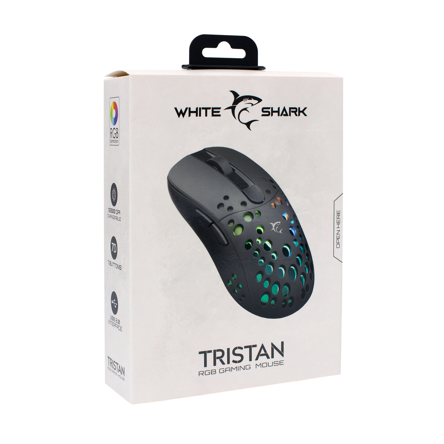 Mouse gaming White Shark GM-9004 TRISTAN RGB