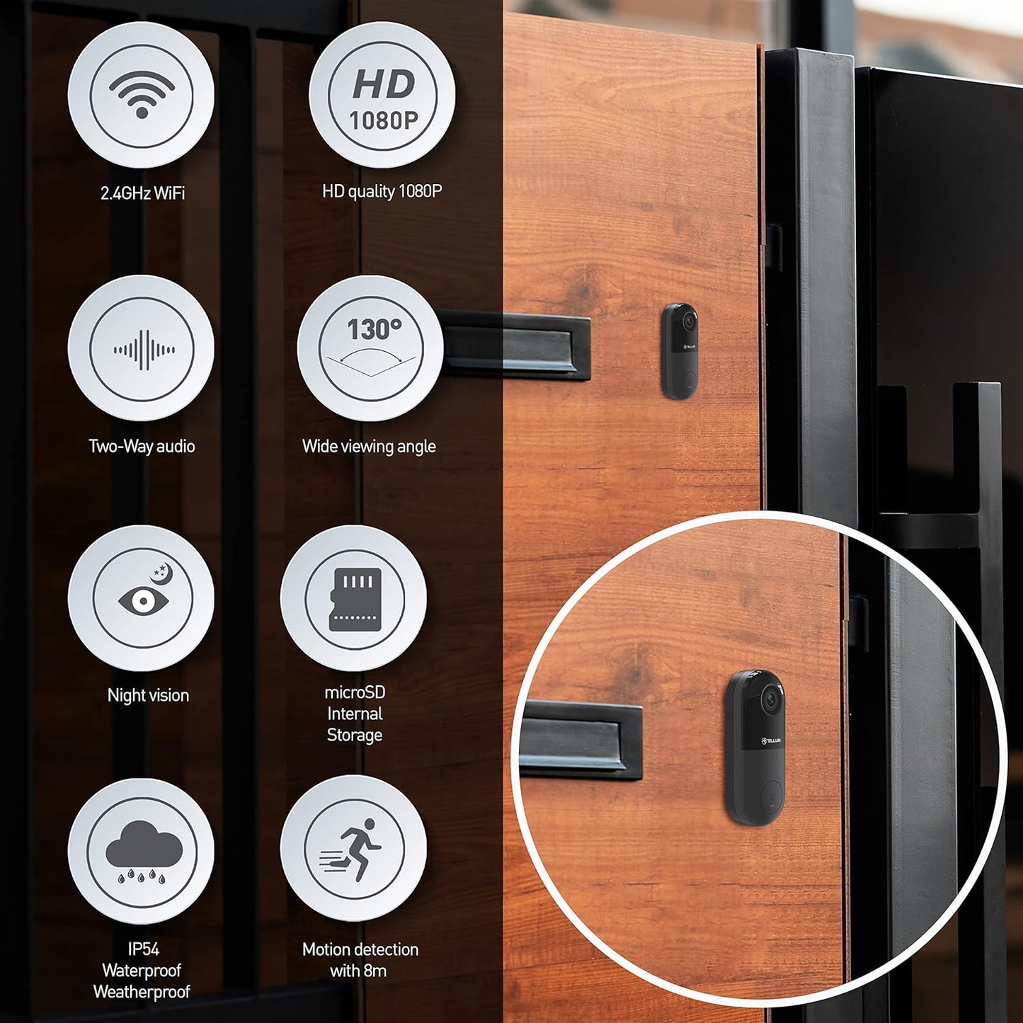 Tellur Smart WiFi Video DoorBell
