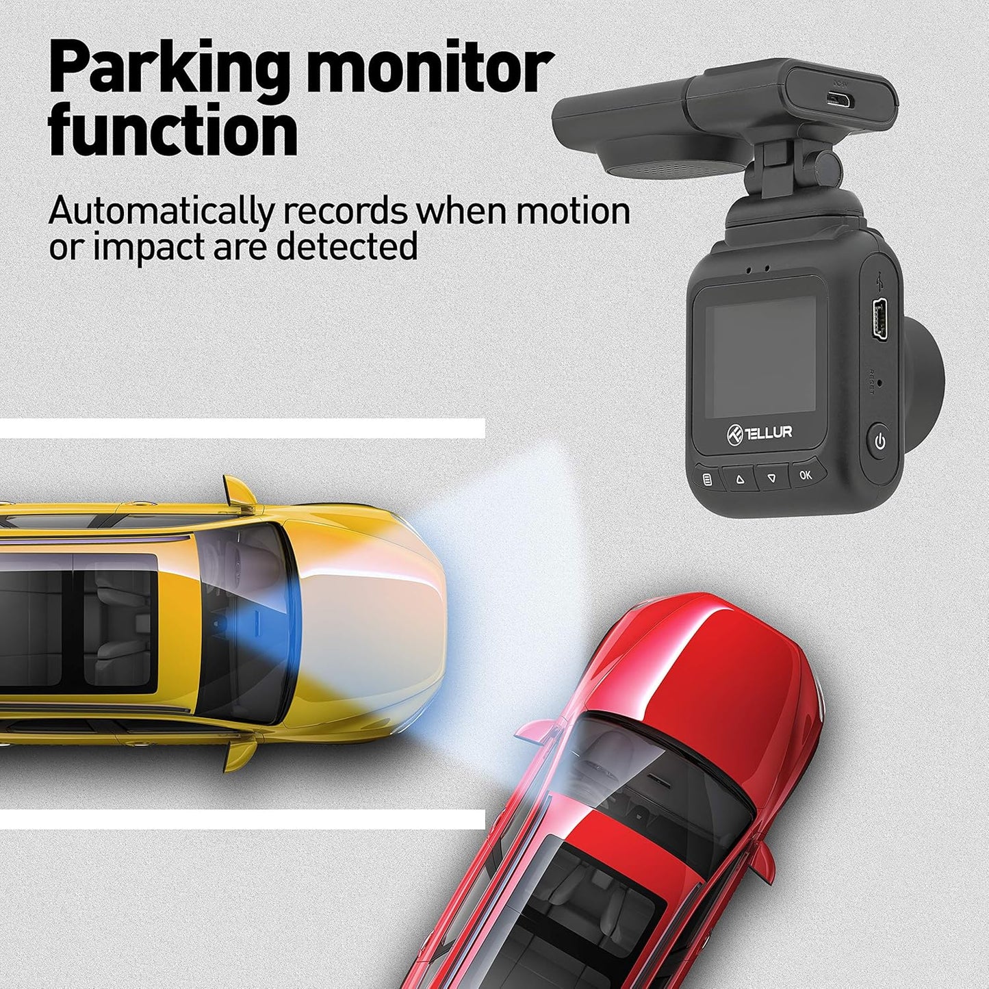 Tellur Dash Patrol DC2 Full HD, Black