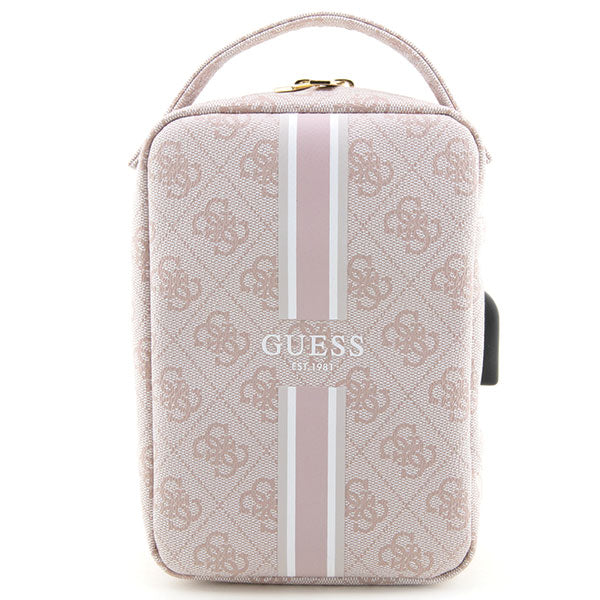 Guess Bag Organizer pink/pink 4G Printed Stripes