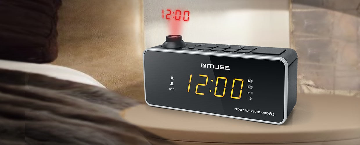 MUSE M-188 P Ραδιοξυπνητήρι με Προβολή Ώρας