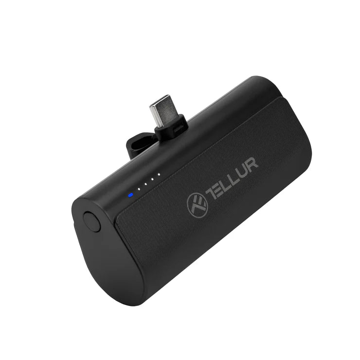 Tellur PD201 Powerbank, 5000mAh, QC3.0 18W + PD20W, USB-C, Black