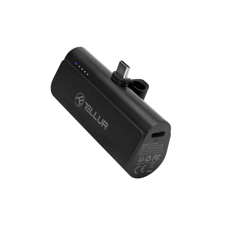 Tellur PD201 Powerbank, 5000mAh, QC3.0 18W + PD20W, USB-C, Black