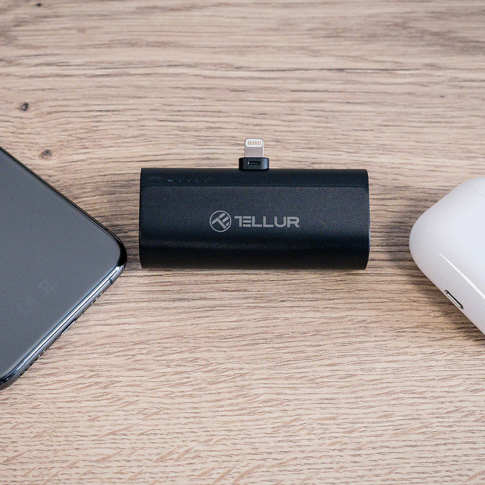 Tellur PD203 Powerbank 5000mAh, QC3.0 18W + PD20W, Lightning, Black
