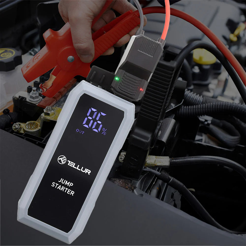 Portable Car Jump Starter, 1500A, power bank, 16800mAh, LED light