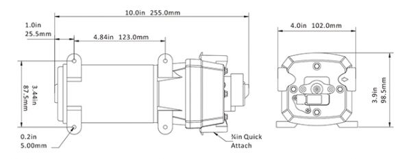 Αντλία Νερού 12 V - SEAFLO 41 Series Water Pressure Diaphragm Pump