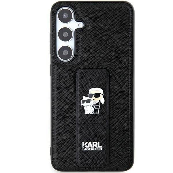 Karl Lagerfeld Gripstand Saffiano Karl&Choupette Pins S24 ULTRA