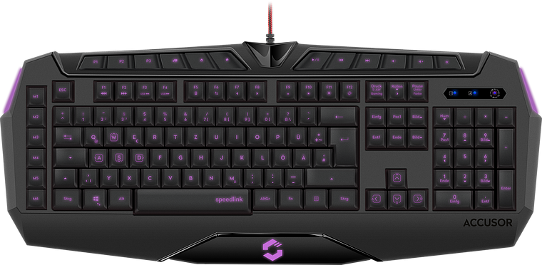 Gaming Corded Keyboard SPEEDLINK Accusor SL-670005-BK
