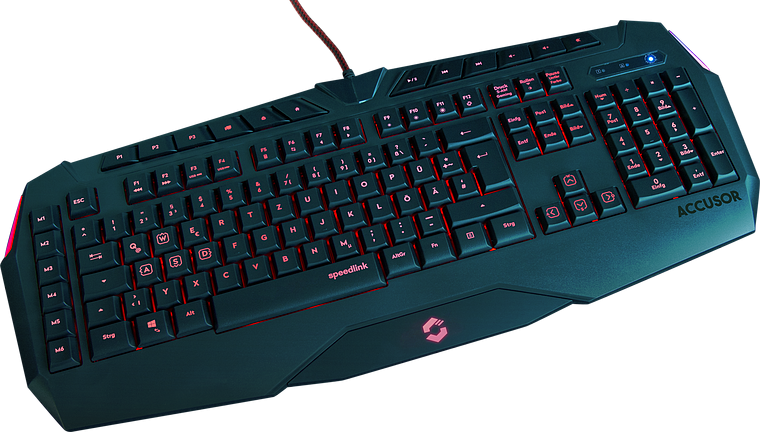 Gaming Corded Keyboard SPEEDLINK Accusor SL-670005-BK
