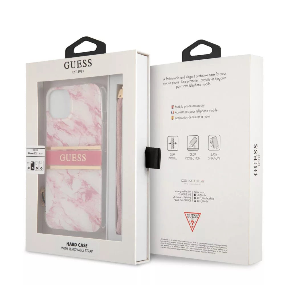 GUESS Mobile Case iphone 13 with Strap