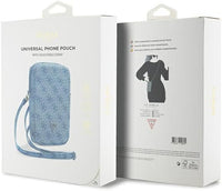 Guess GUWBZP4GFTSB Mobile Phone Case with Zip 4G Triangle Blue