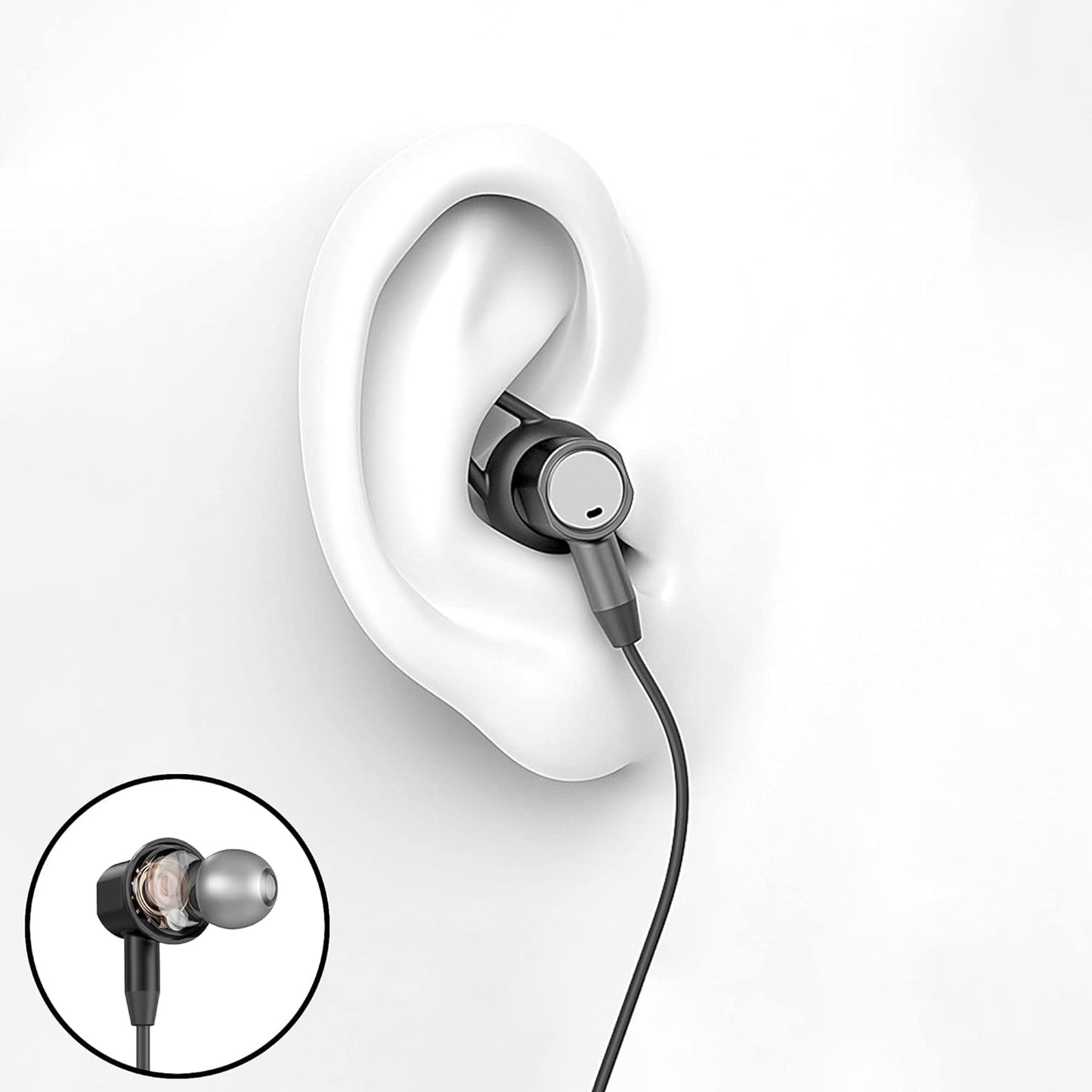 Tellur Ego Bluetooth In-ear Headphones, ANC, Μαύρο