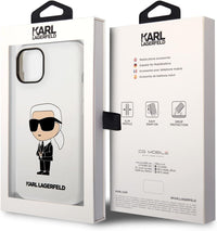 Karl Lagerfeld Silicone Ikonik iPhone 14 Plus - White