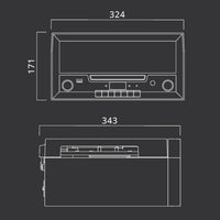 Muse Vintage Turntable MT-110 B CD Micro System