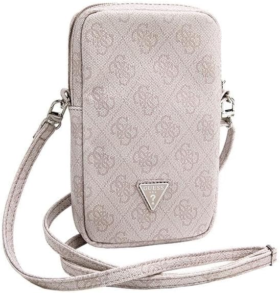 Guess Mobile Phone Case GUWBZP4GFTSP Pink Zip 4G Triangle
