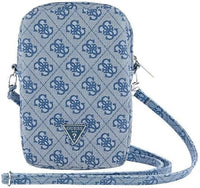 Guess GUWBZP4GFTSB Mobile Phone Case with Zip 4G Triangle Blue