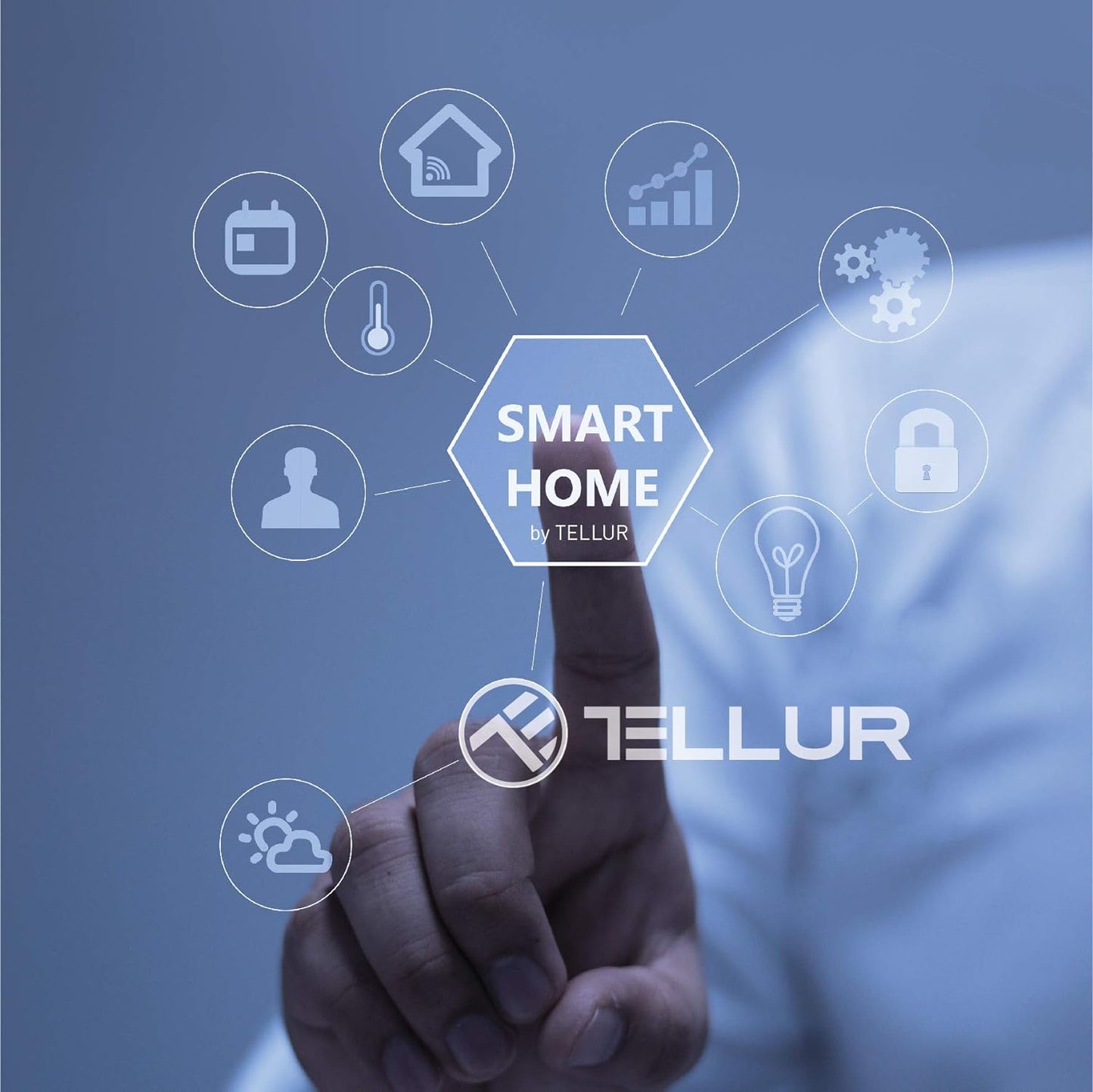Tellur Smart WiFi Bulb E27, 10W, white/warm