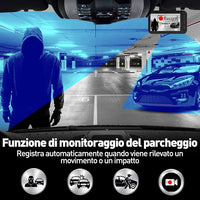 Tellur Dash Patrol DC3 Dash Cam, 4K, GPS, WiFi, Black