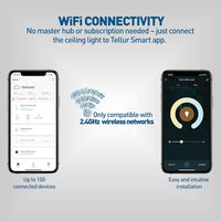Tellur Smart WiFi LED Ceiling Light, 24W