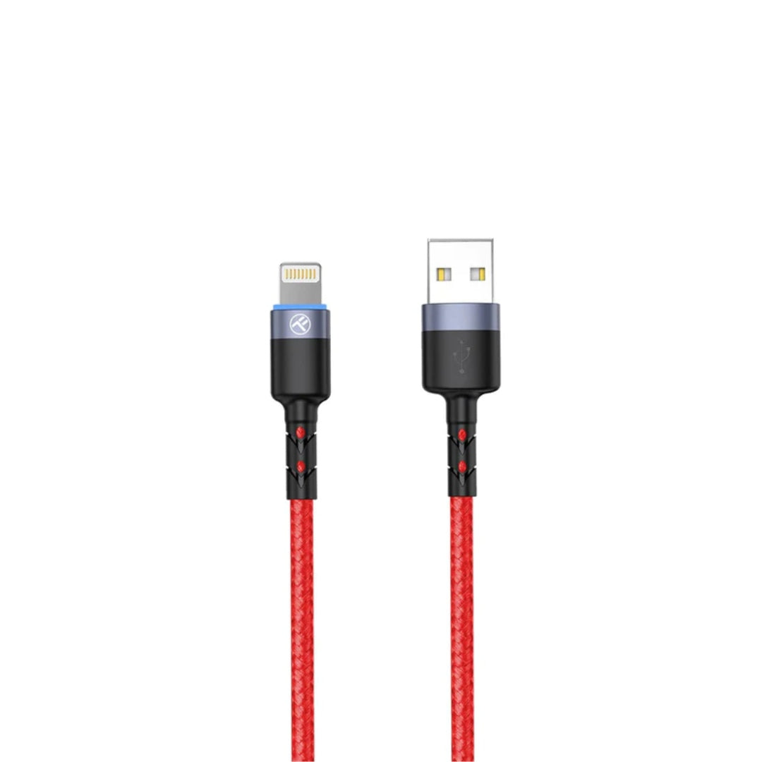 Tellur Data Cable USB to Lightning with LED light,3A, 1.2m