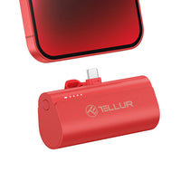 Tellur PD202 Powerbank, 5000mAh, QC3.0 18W + PD20W, USB-C, RED