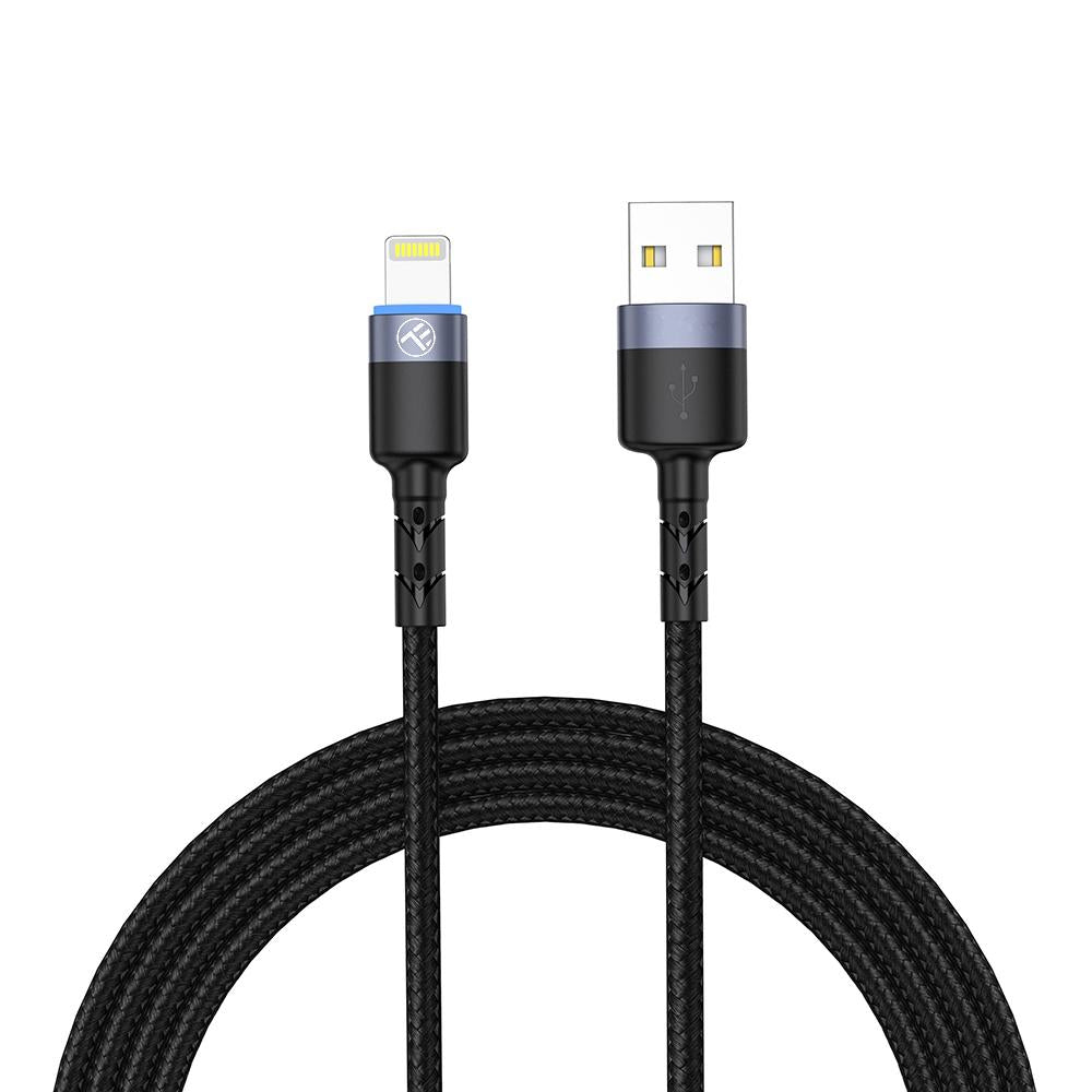 Tellur Data Cable USB to Lightning with LED light, 3A, 1.2m
